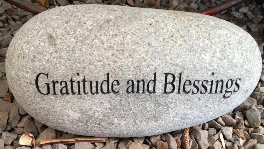 Blessings and Gratitude Rock