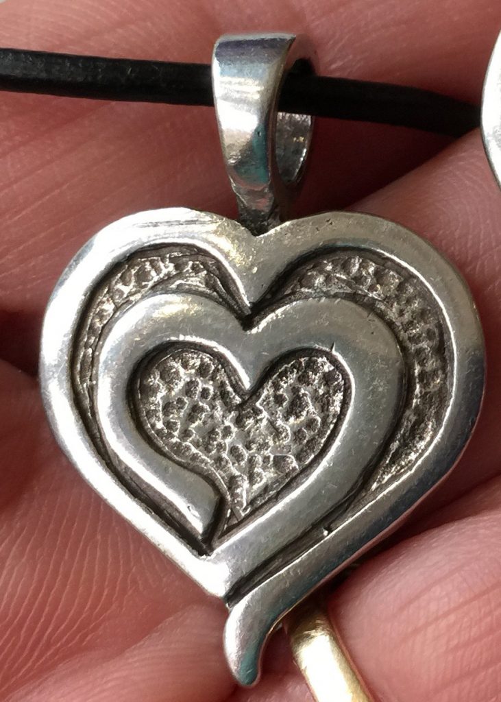 Eve’s Heart Pewter Pendants