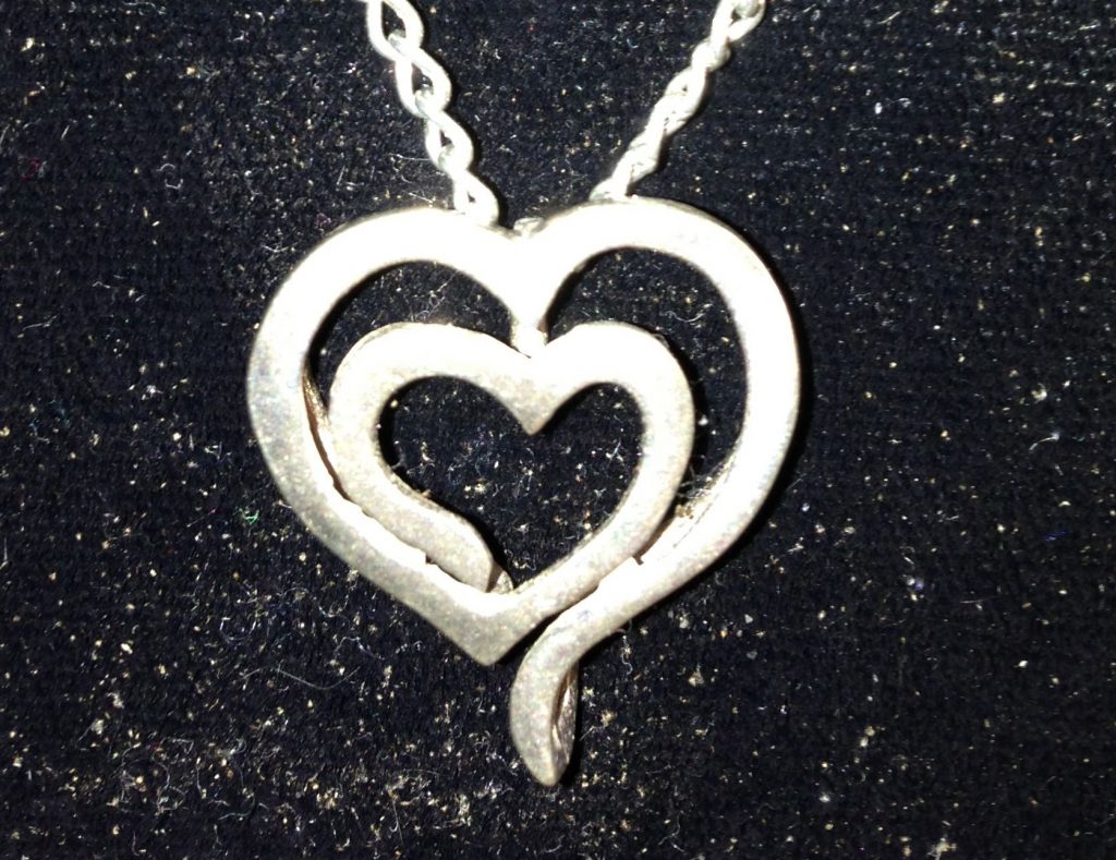 Eve’s Heart Sterling Pendants on Sterling Chain